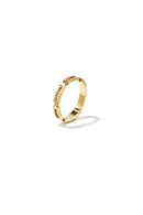 Goldener Ring "gldRIEKE" in zwei Größen