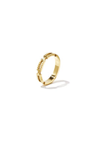 Goldener Ring "gldRIEKE" in zwei Größen