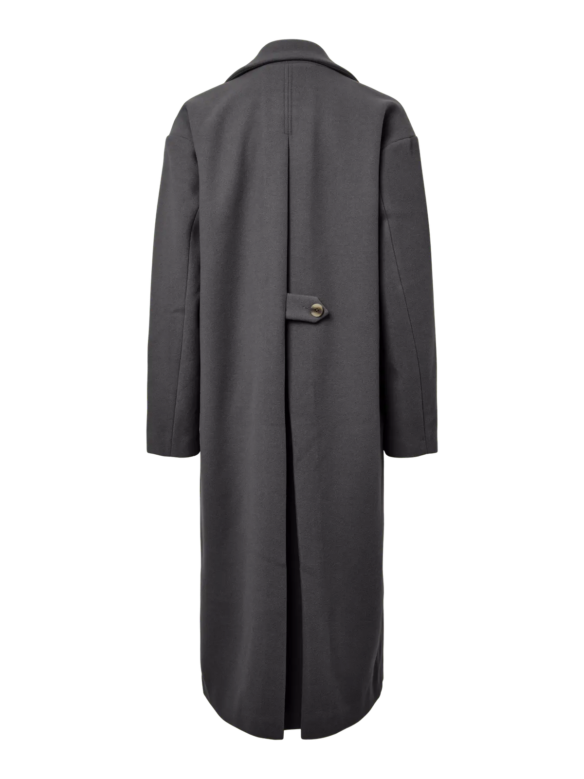 Langer Mantel "gldAMY" in Dark Grey Melange