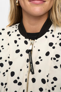 Dalmatinerjacke "gldDALMA" in pristine und schwarz