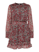 Gesmoktes kurzes Kleid "gldIRENA” in urban red
