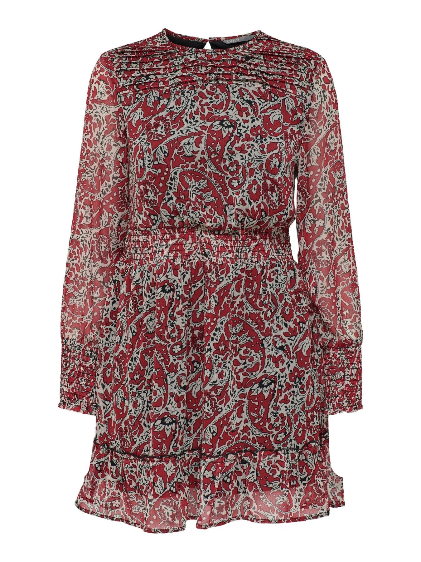 Gesmoktes kurzes Kleid "gldIRENA” in urban red