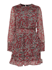 Gesmoktes kurzes Kleid "gldIRENA” in urban red
