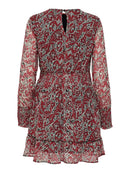 Gesmoktes kurzes Kleid "gldIRENA” in urban red