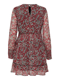 Gesmoktes kurzes Kleid "gldIRENA” in urban red