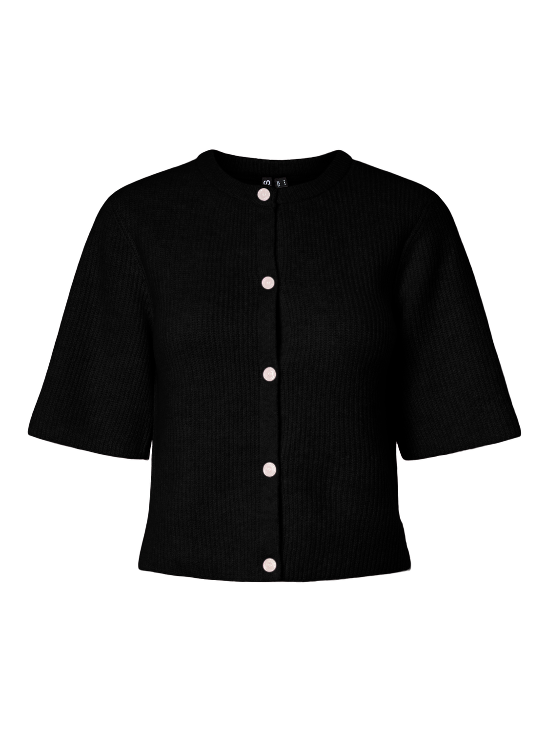 Kurzer Cardigan "gldSILLY" in schwarz