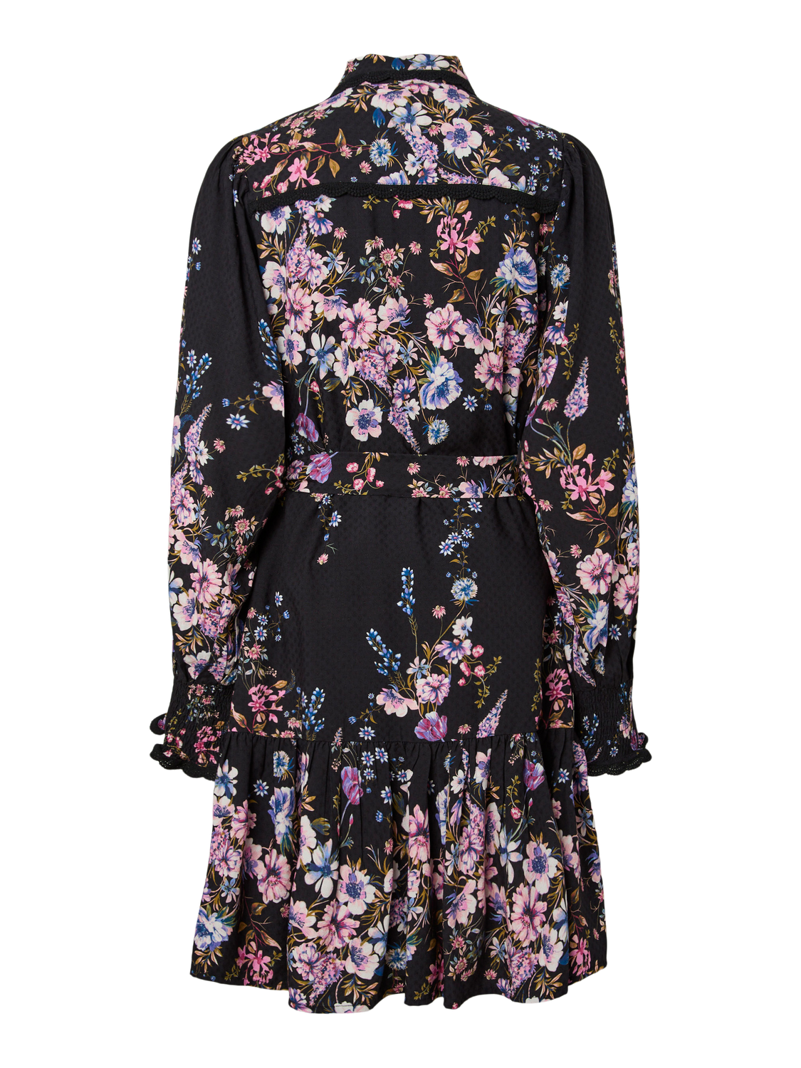 Kurzes Viskosekleid "gldTILERA" mit Blumenprint
