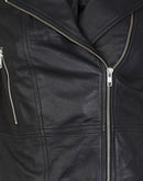 Lederjacke "gldSOPHIE" in schwarz
