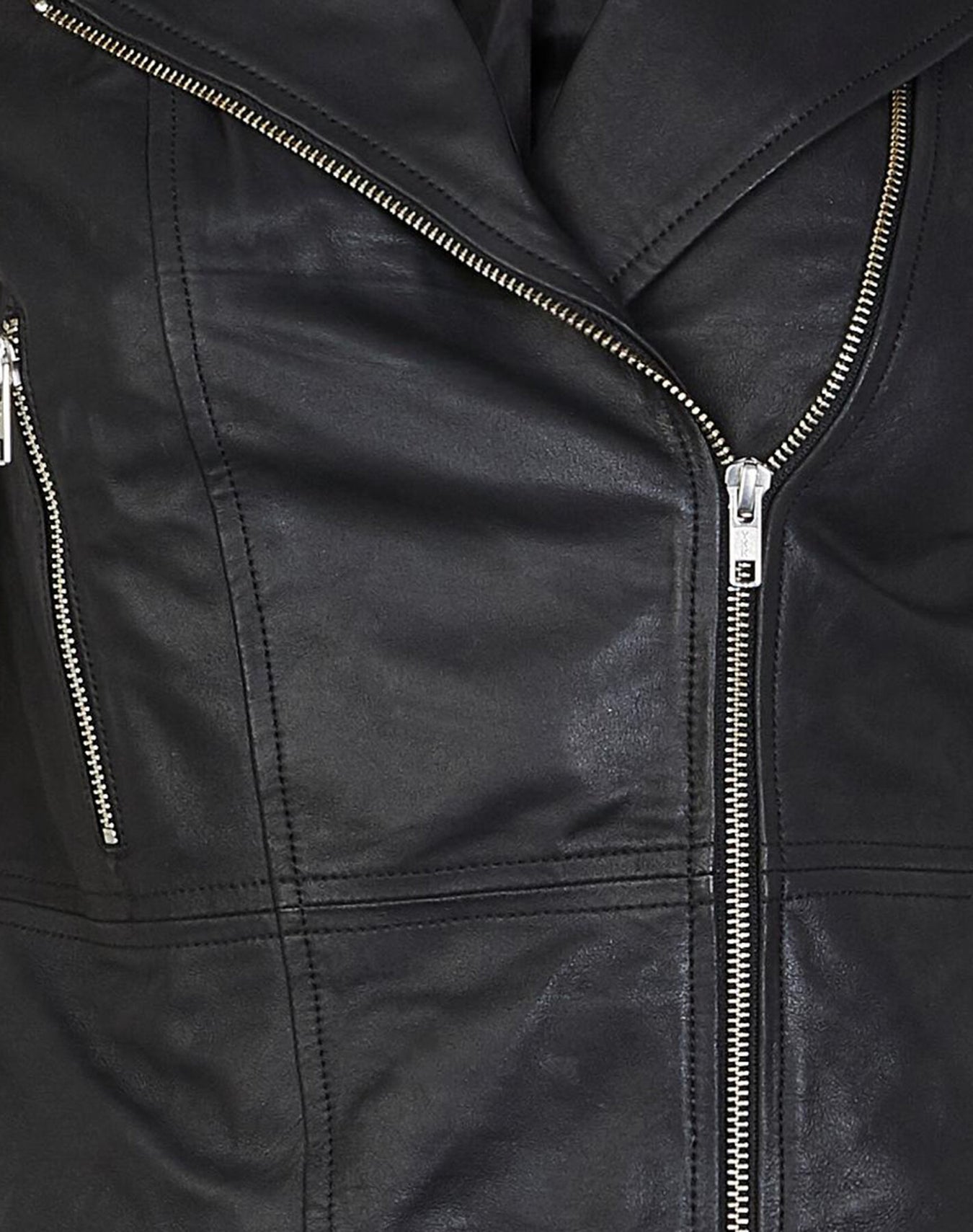 Lederjacke "gldSOPHIE" in schwarz