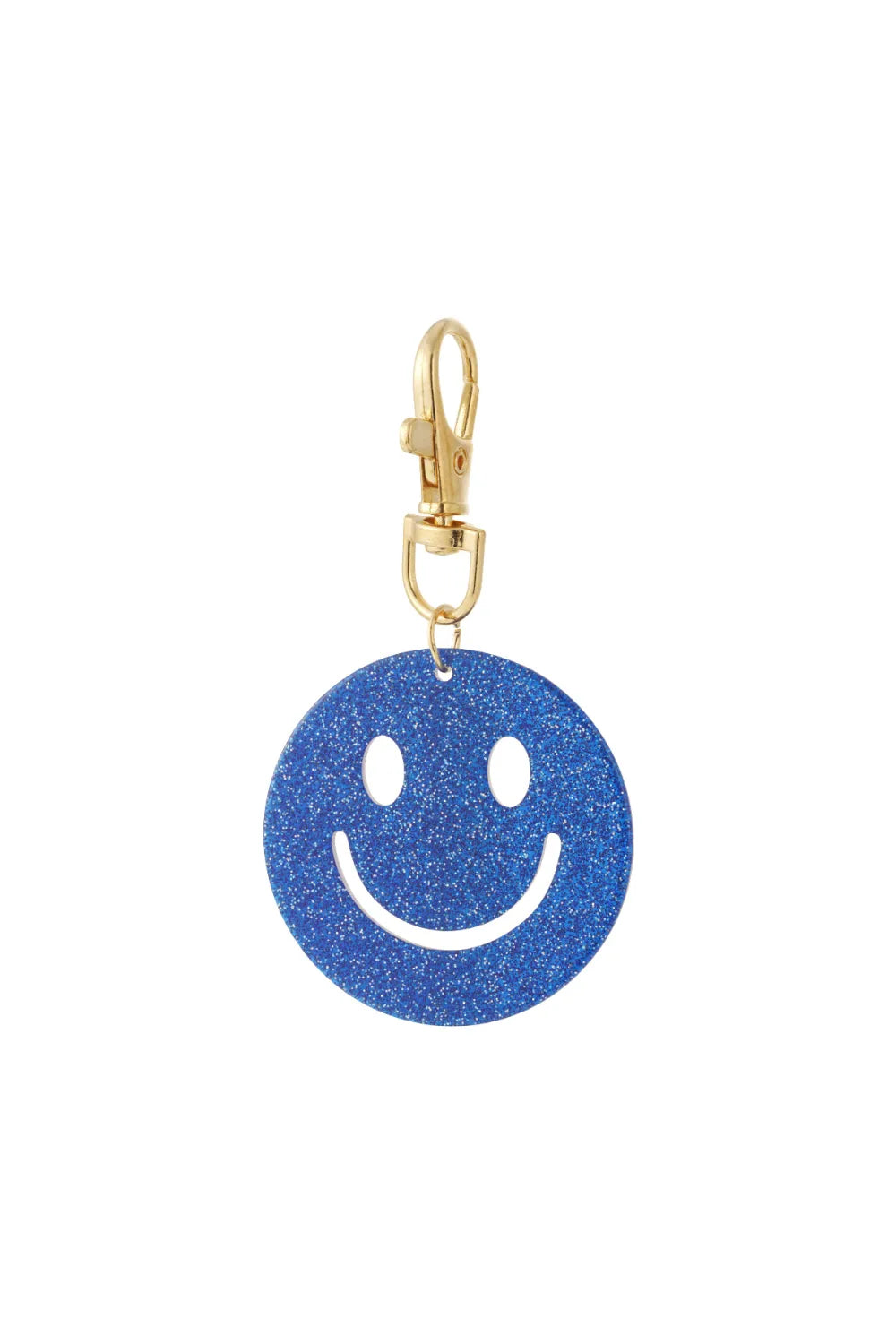 Schlüsselanhänger "gldANNALENA" in glitzerblau