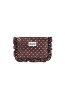 Makeup-Bag "gldVERA" mit Sternchen in Cofee