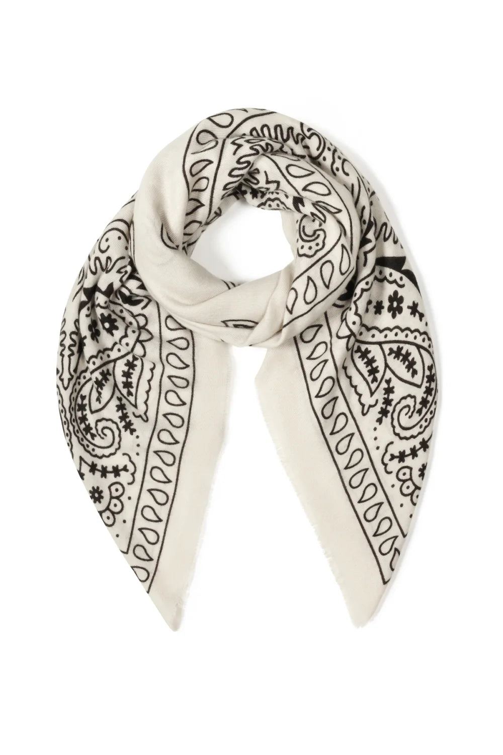 Tuch "gldSINDY" mit Paisley Pattern