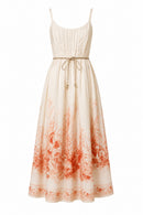 Träger-Midikleid "gldNOEMI" in creme