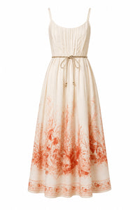 Träger-Midikleid "gldNOEMI" in creme