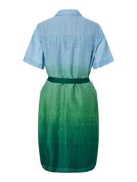 Short-Dress "gldBIBIANE" in Mint Green und Light Blue