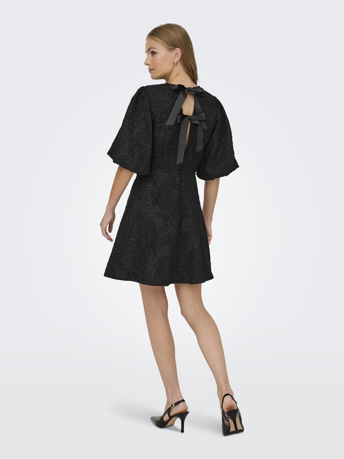 Midi-Dress "gldDORA" mit Schleife auf dem Rücken