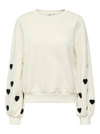 Sweater "gldMACY" in Cloud Dancer