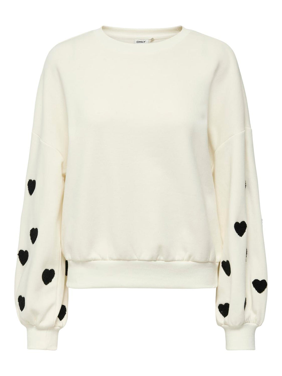 Sweater "gldMACY" in Cloud Dancer