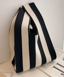 Gestreifte Handtasche „gldNOELA“ in zwei Farben
