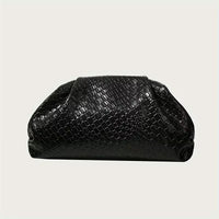 Clutch „gldBELLA“ aus Kunstleder in Schwarz