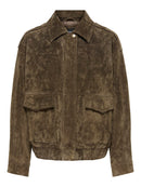 Lederjacke "gldISLA" in braun