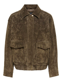 Lederjacke "gldISLA" in braun