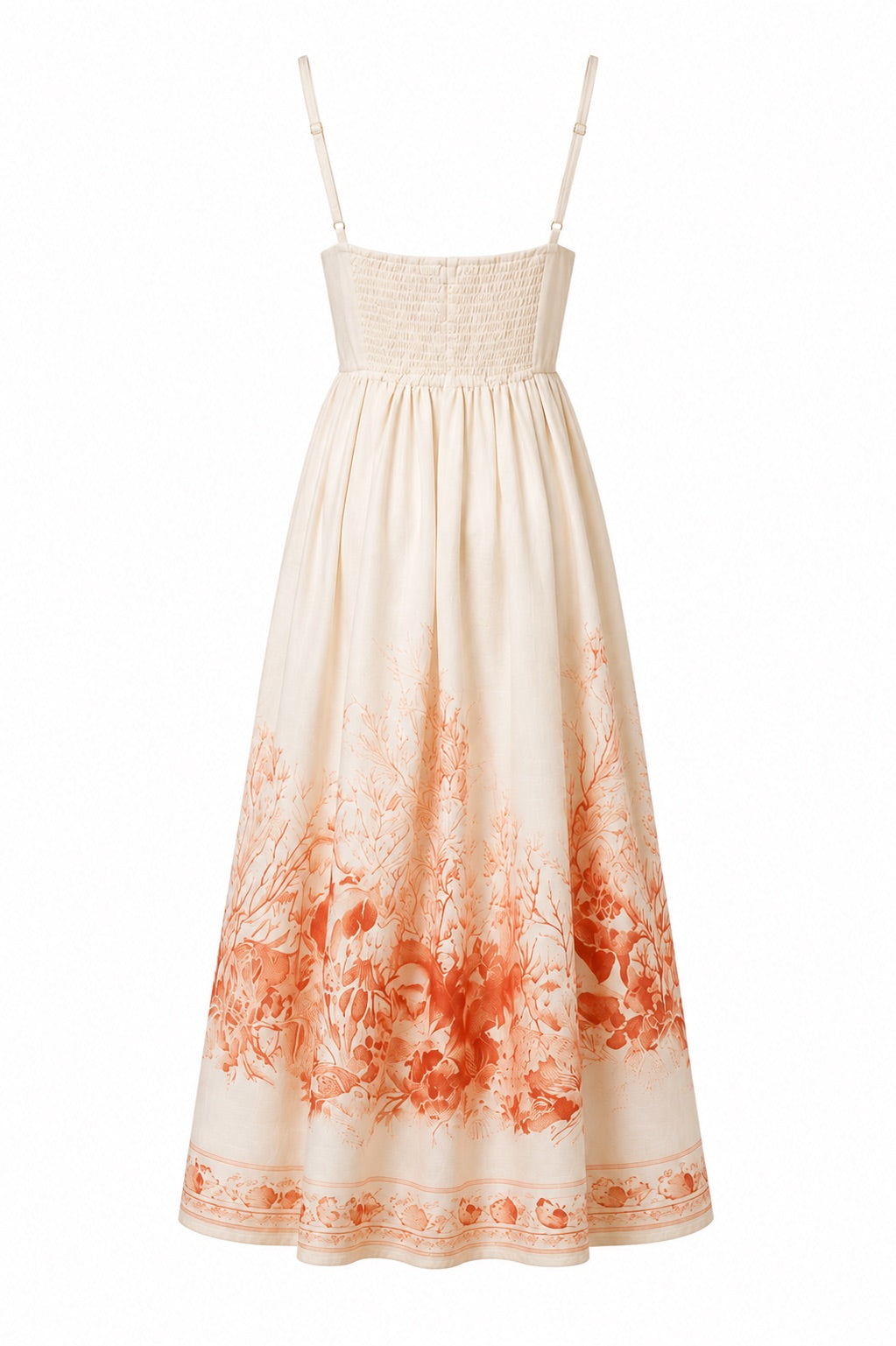 Träger-Midikleid "gldNOEMI" in creme