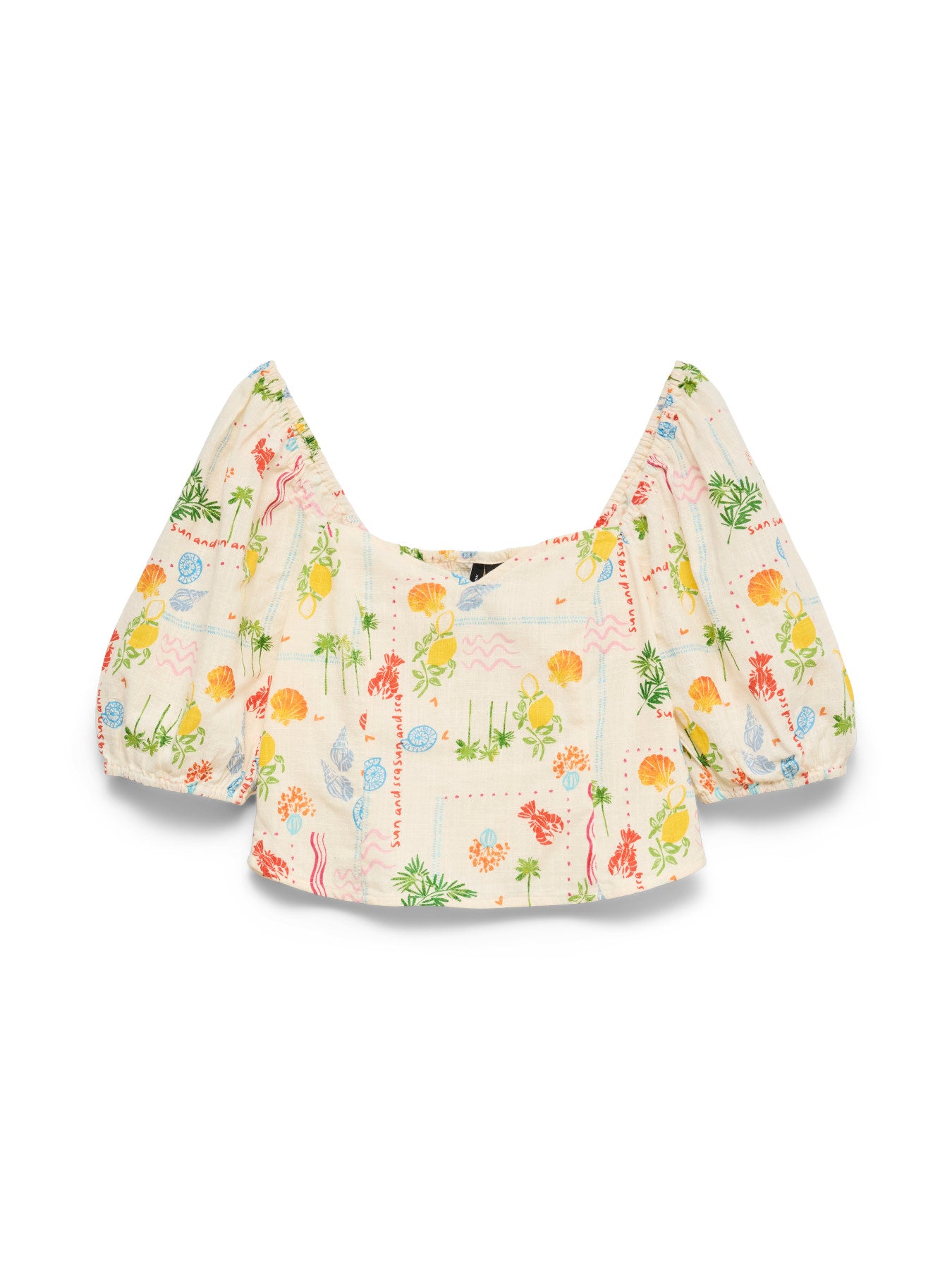 Bluse mit Print "gldELENA" in Birch