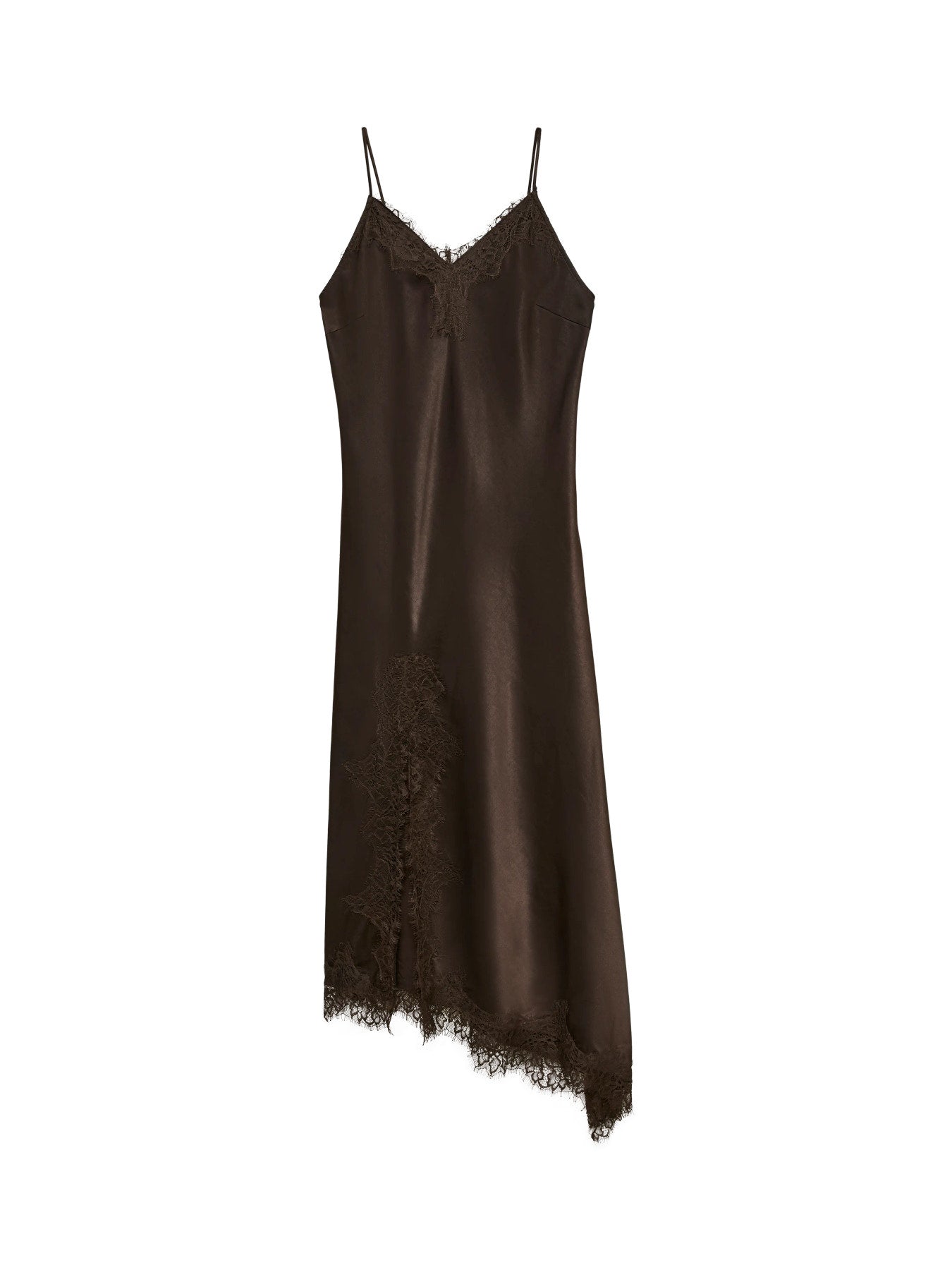 Elegantes Lace-Dress "gldCHARM" in Chocolate Torte