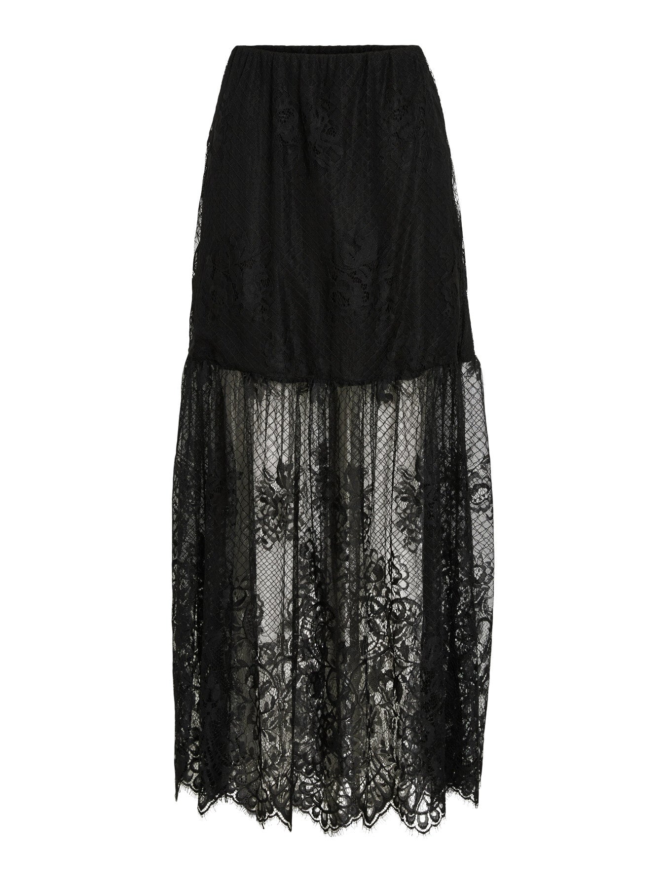 Maxi-Skirt "gldLEYA" mit wunderschöner Spitze