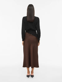 Eleganter Rock "gldSCALA" in Coffee Bean