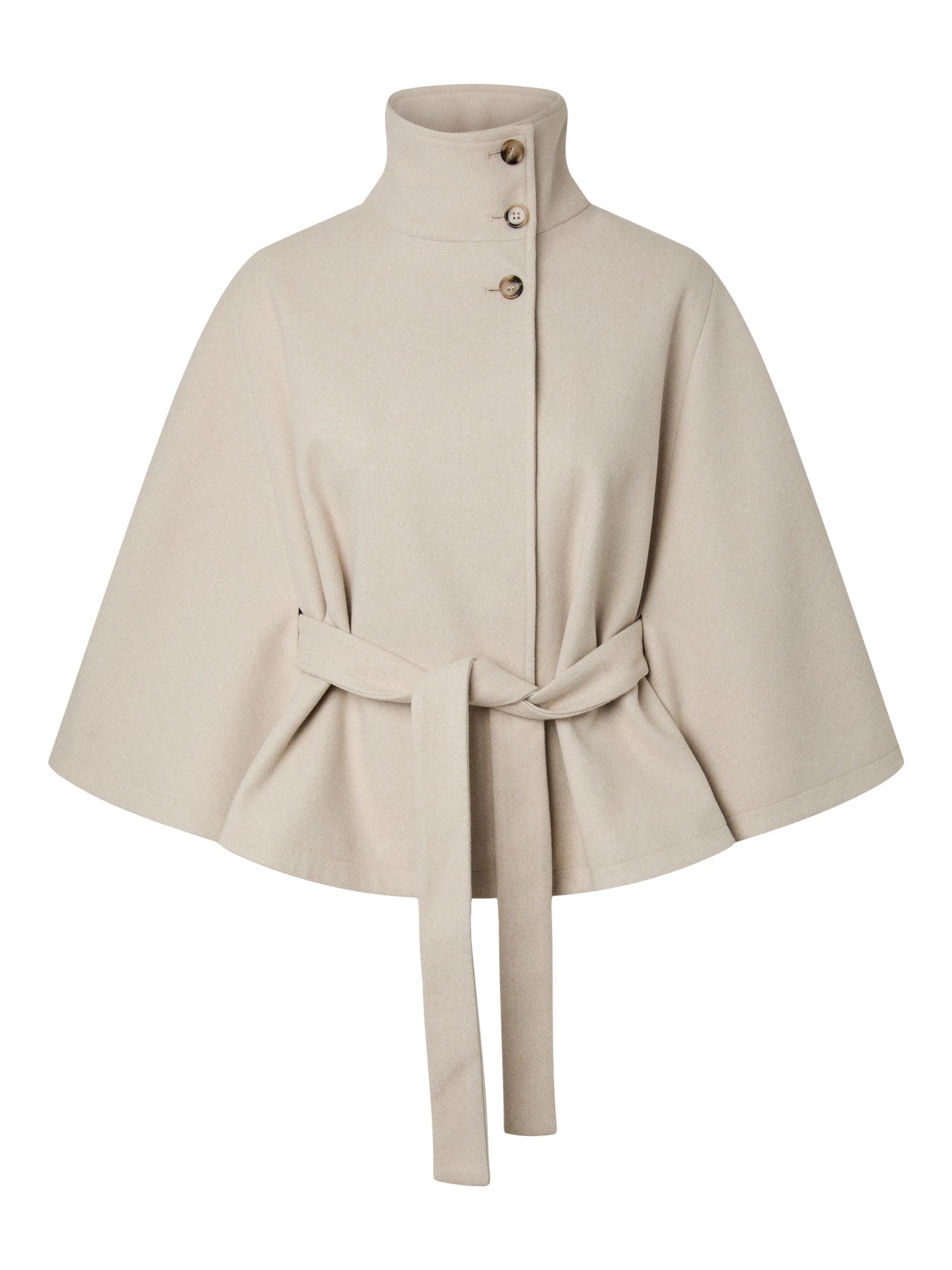 Cape Jacket "gldAIKEN" mit Gürtel in greige