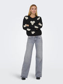 Pullover "gldSMILE" in Black