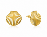 Muschelohrringe "gldSANNI" in gold