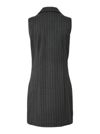 Short-Dress "gldNAOMI" in Dark Grey Melange