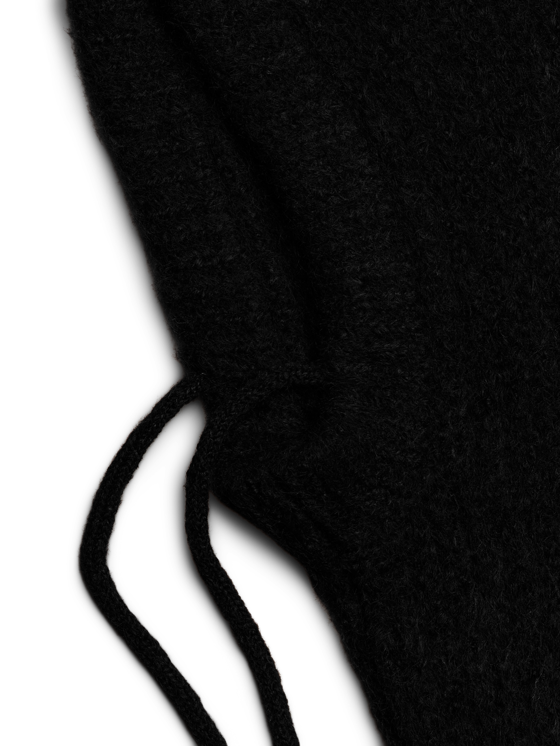 Kuschelige Balaclava „gldNAMBI“ in Schwarz