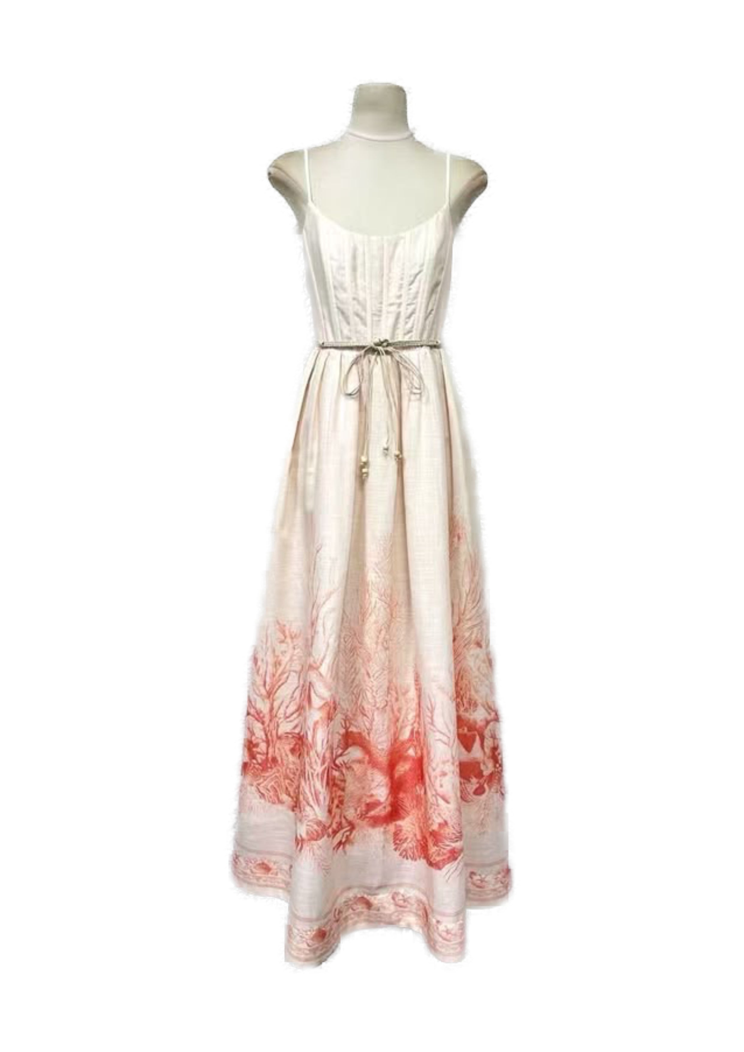 Träger-Midikleid "gldNOEMI" in creme