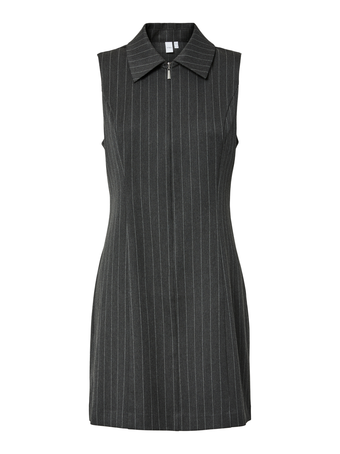 Short-Dress "gldNAOMI" in Dark Grey Melange