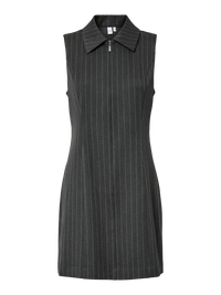 Short-Dress "gldNAOMI" in Dark Grey Melange