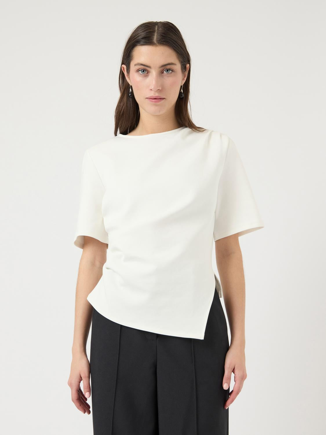 T-Shirt "gldPINA" in Star White
