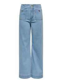 Wide Fit Jeans "gldMADELINE" in hellblau