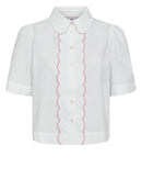 Goldstückbluse "gldSIENNA" in Bright White