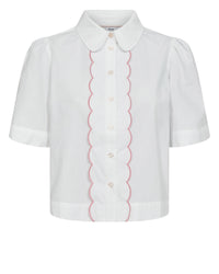 Goldstückbluse "gldSIENNA" in Bright White