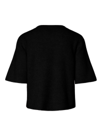 Kurzer Cardigan "gldSILLY" in schwarz
