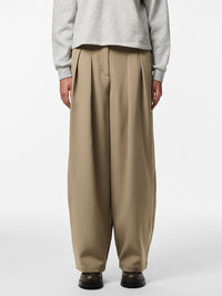 Barrel-Pants "gldOLIVIA" in Greige