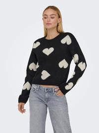 Pullover "gldSMILE" in Black