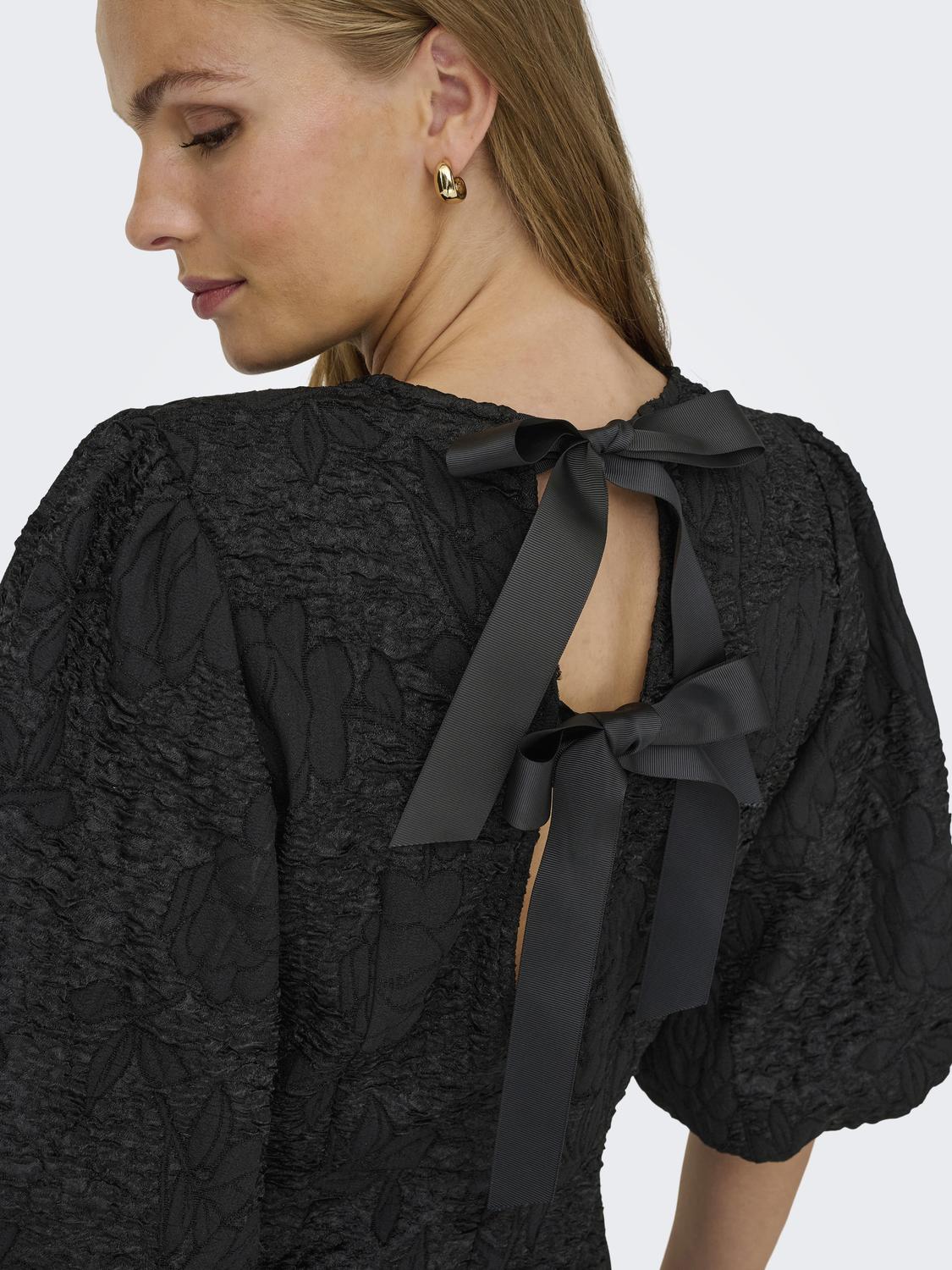Midi-Dress "gldDORA" mit Schleife auf dem Rücken
