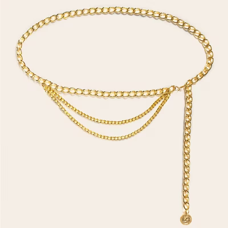 Taillengürtel „gldGOLDIE“ in Gold