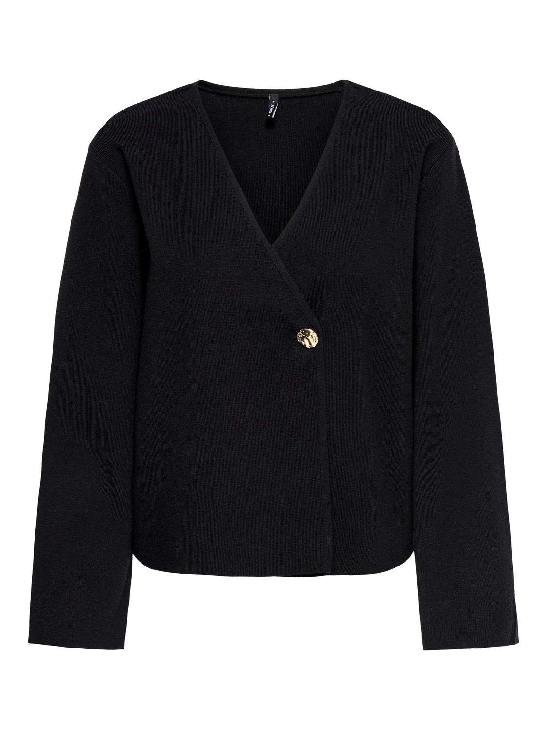 Kuscheliger Viscose-Cardigan "gldJING" in Black