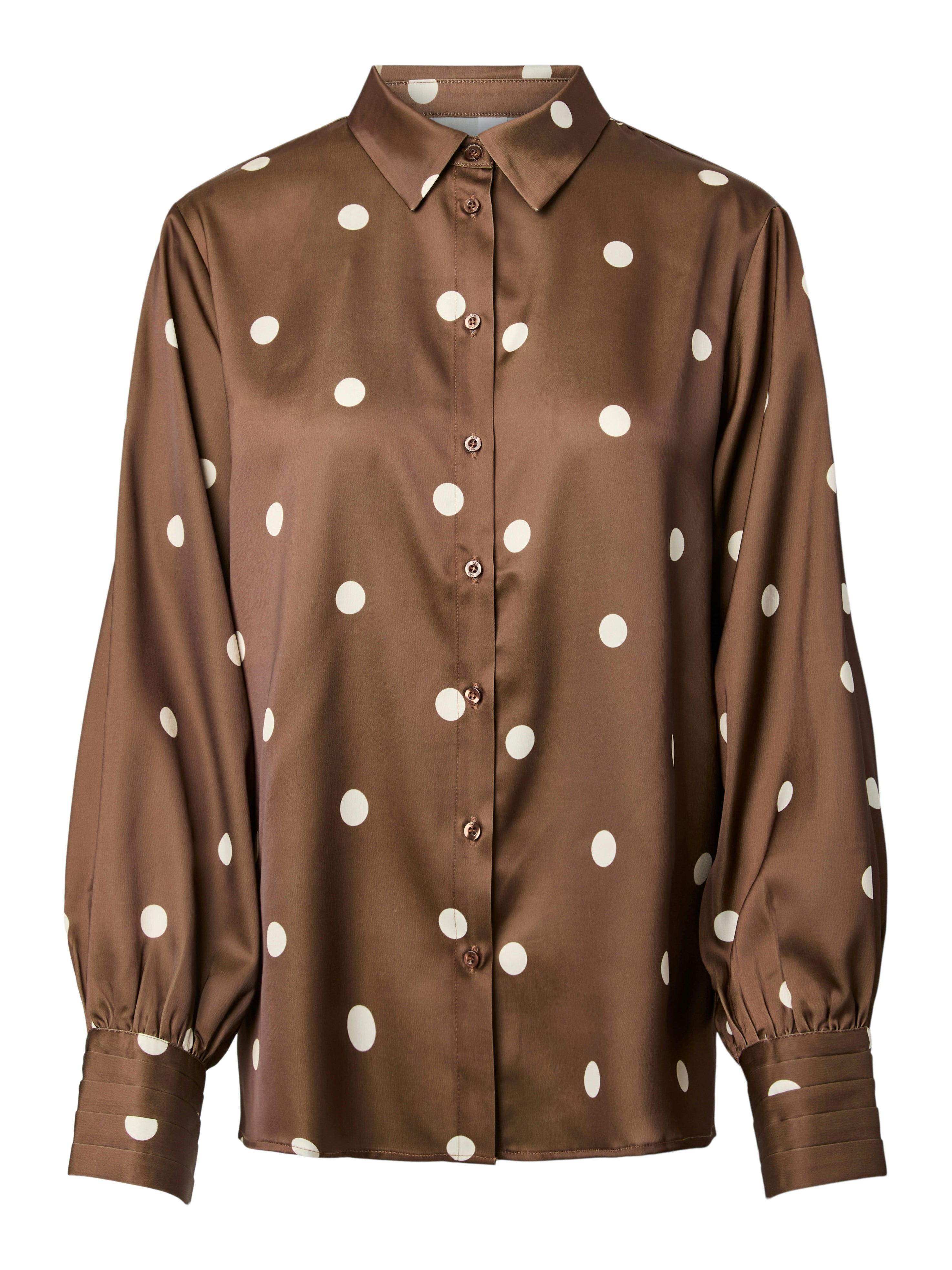 Bluse "gldPELLA" mit hellen Punkten